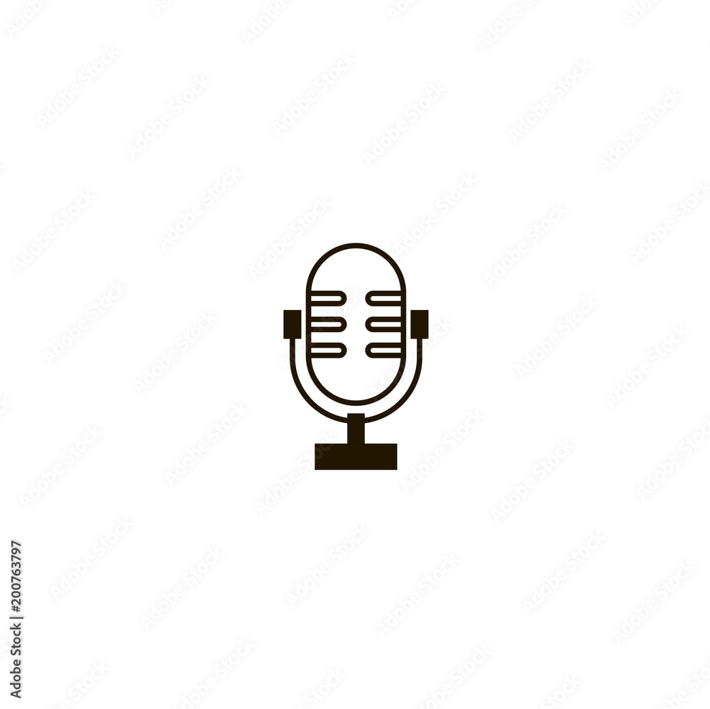 microphone icon. sign design microphone icon. sign design