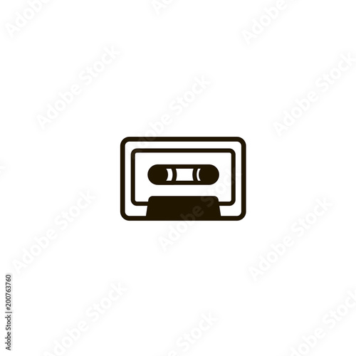 cassette icon. sign design