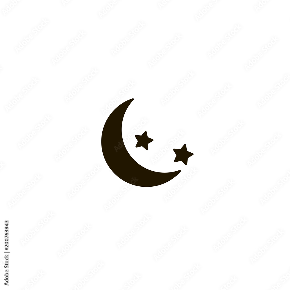 moon icon. sign design moon icon. sign design