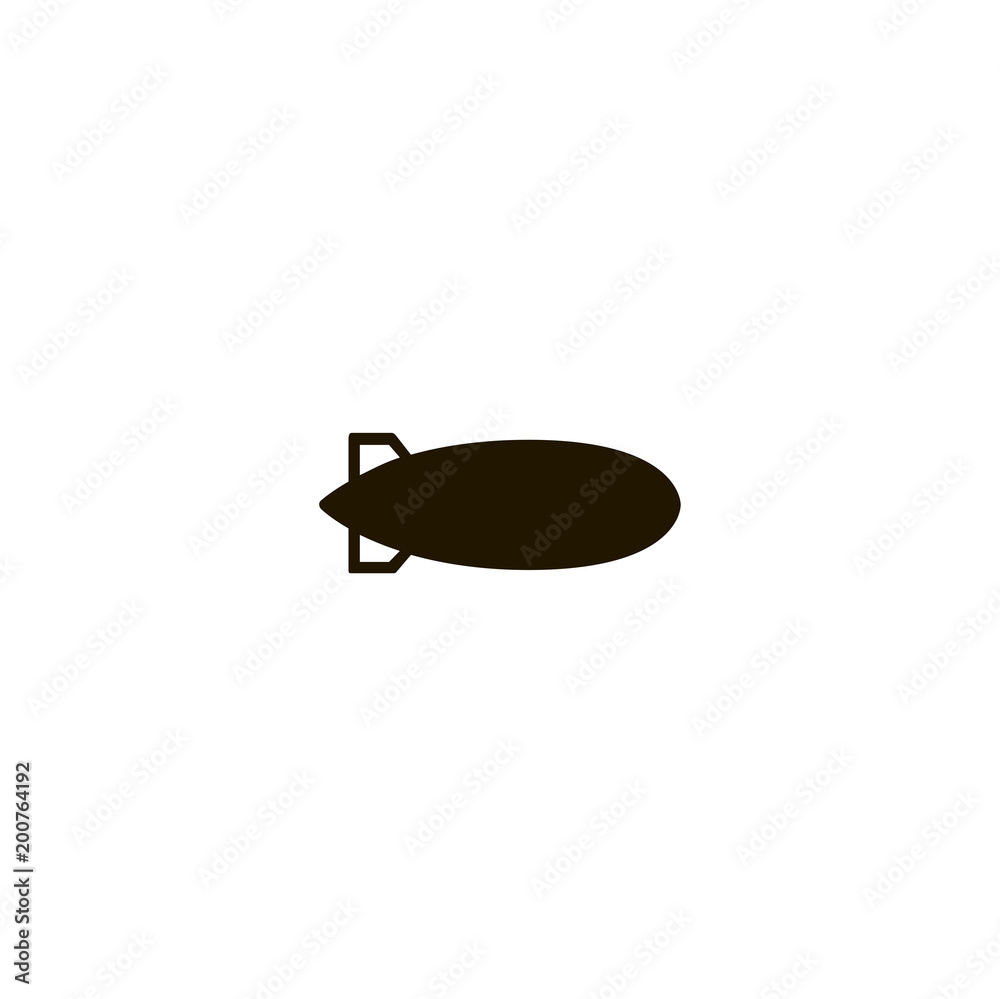airship icon. sign design airship icon. sign design