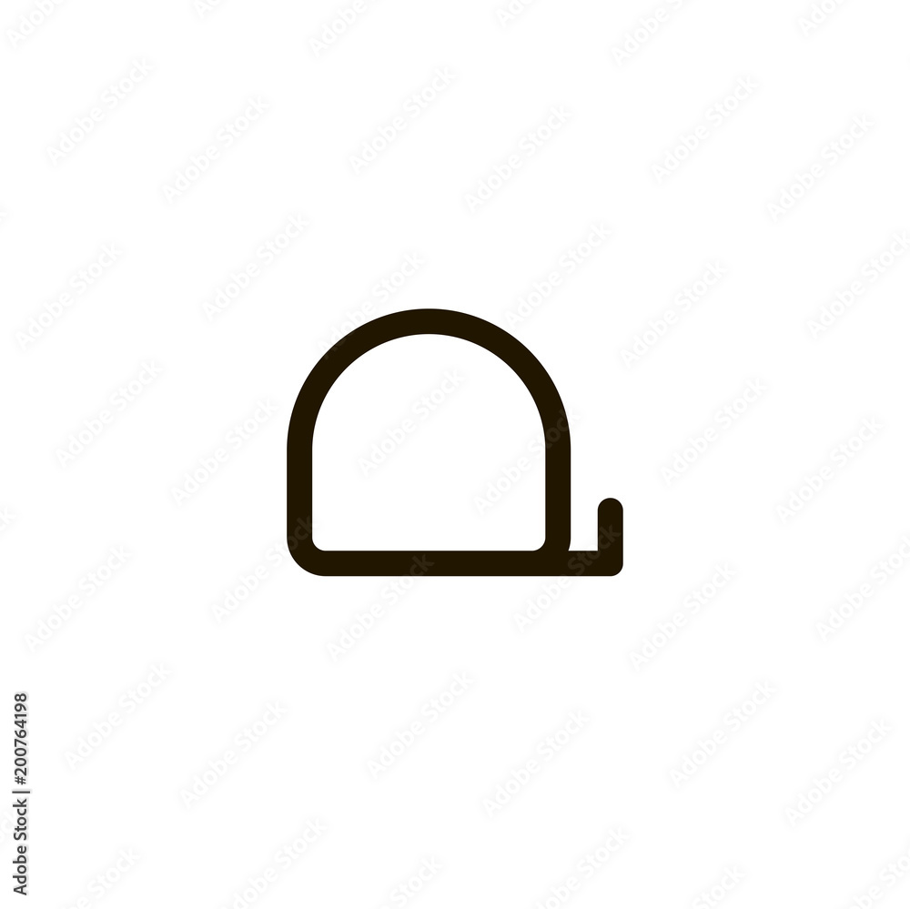 tape measure icon. sign design tape measure icon. sign design