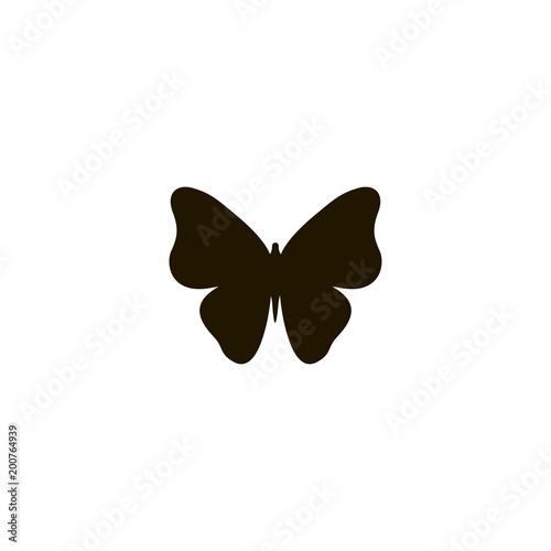 butterfly icon. sign design