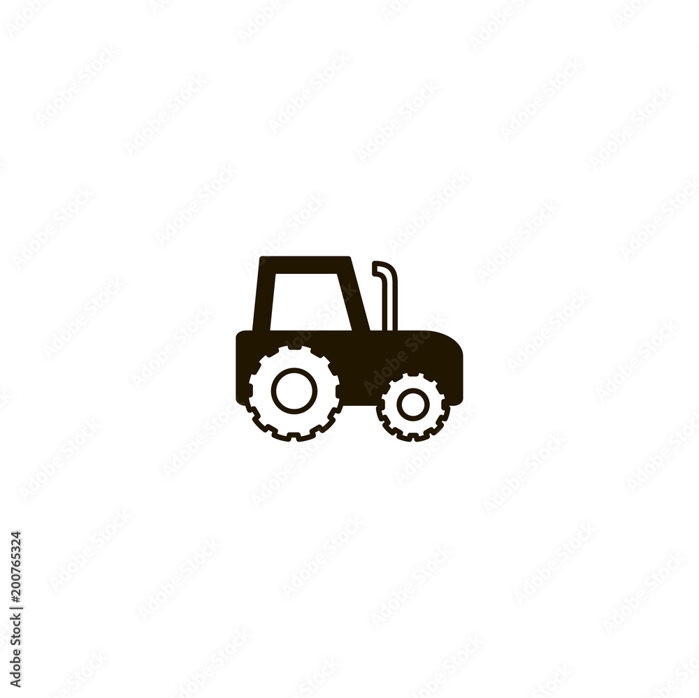 tractor icon. sign design