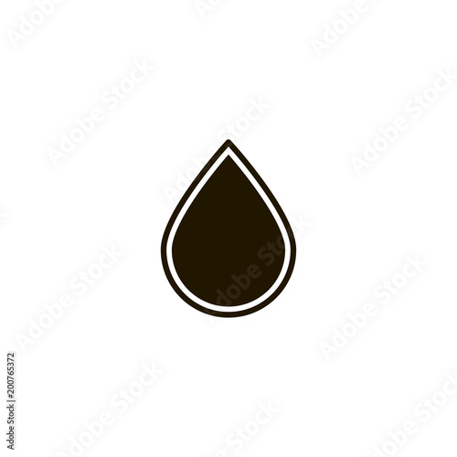 drop icon. sign design