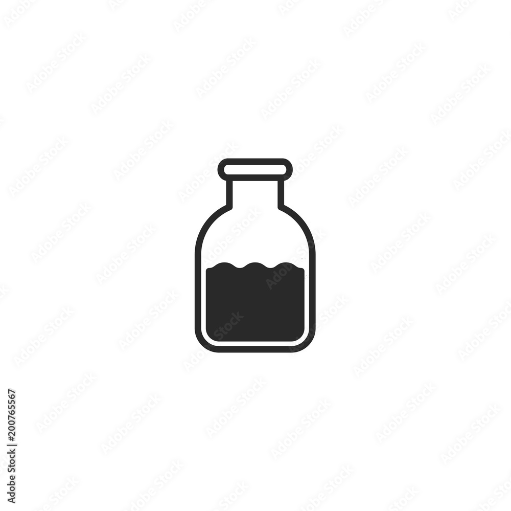 chemical flask icon. sign design chemical flask icon. sign design