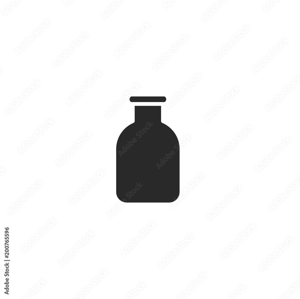 erlenmeyer flask icon. sign design