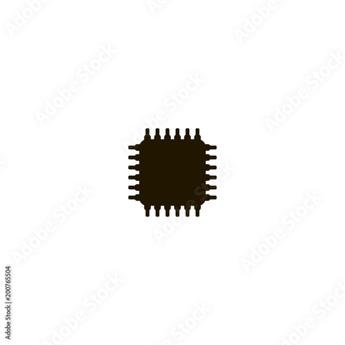 chip icon. sign design
