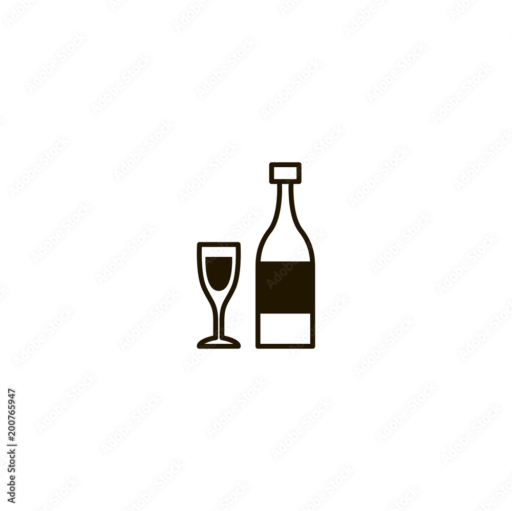 bottle icon. sign design bottle icon. sign design