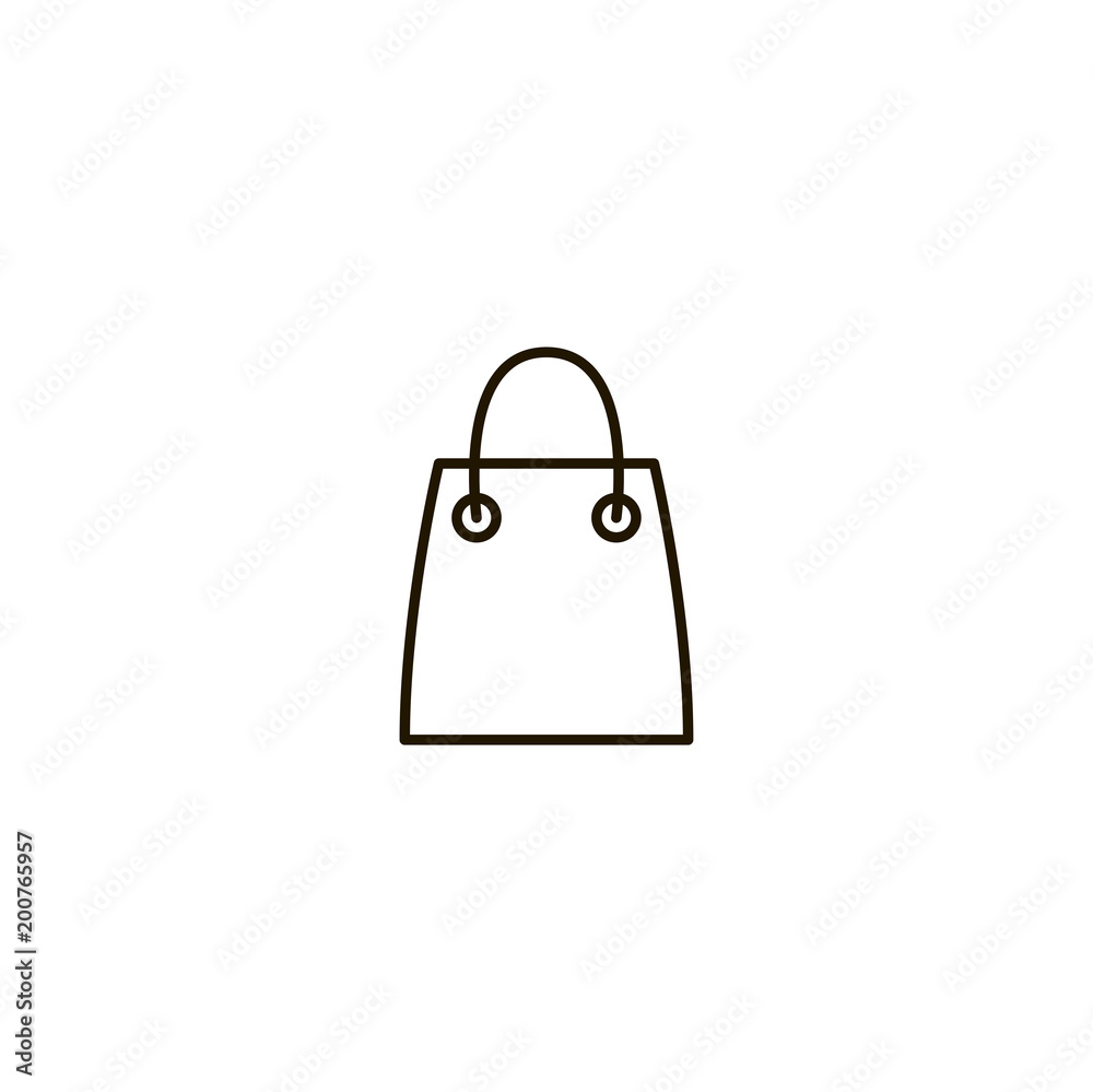 shopping bag icon. sign design shopping bag icon. sign design