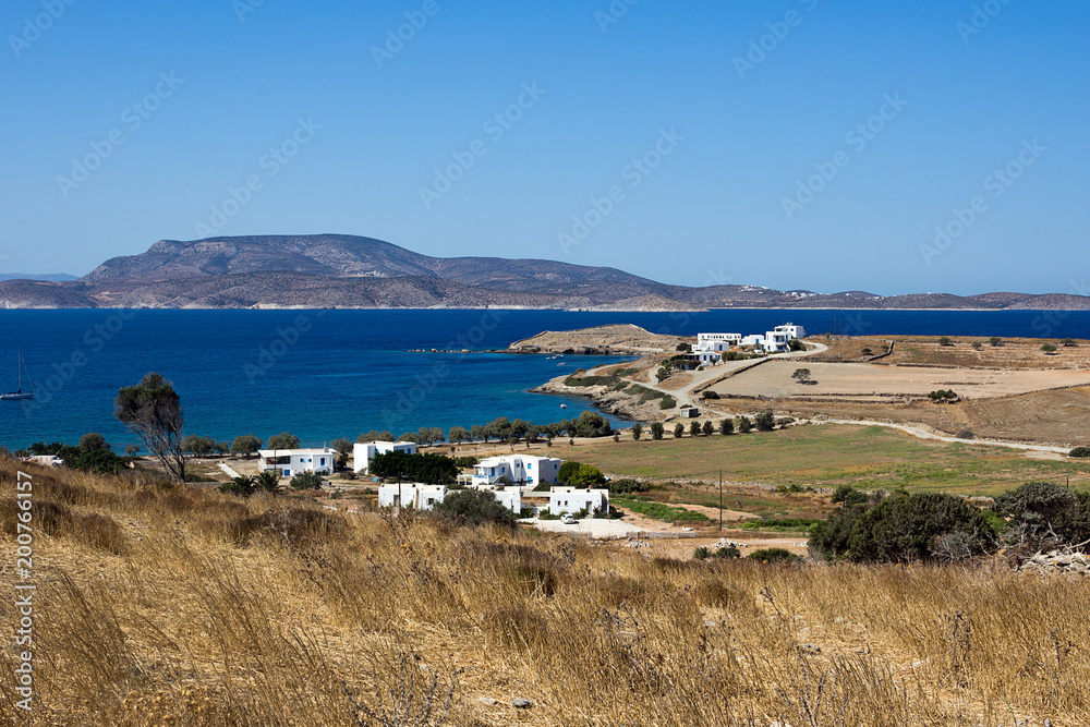 Schinoussa, Livadi beach view - South Aegean, Greece
