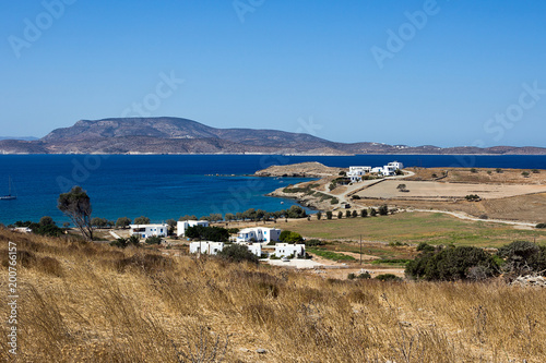 Schinoussa, Livadi beach view - South Aegean, Greece 