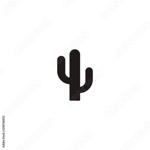 cactus icon. sign design photo