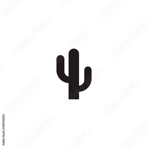 cactus icon. sign design