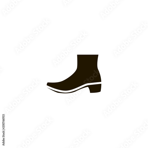woman boot icon. sign design
