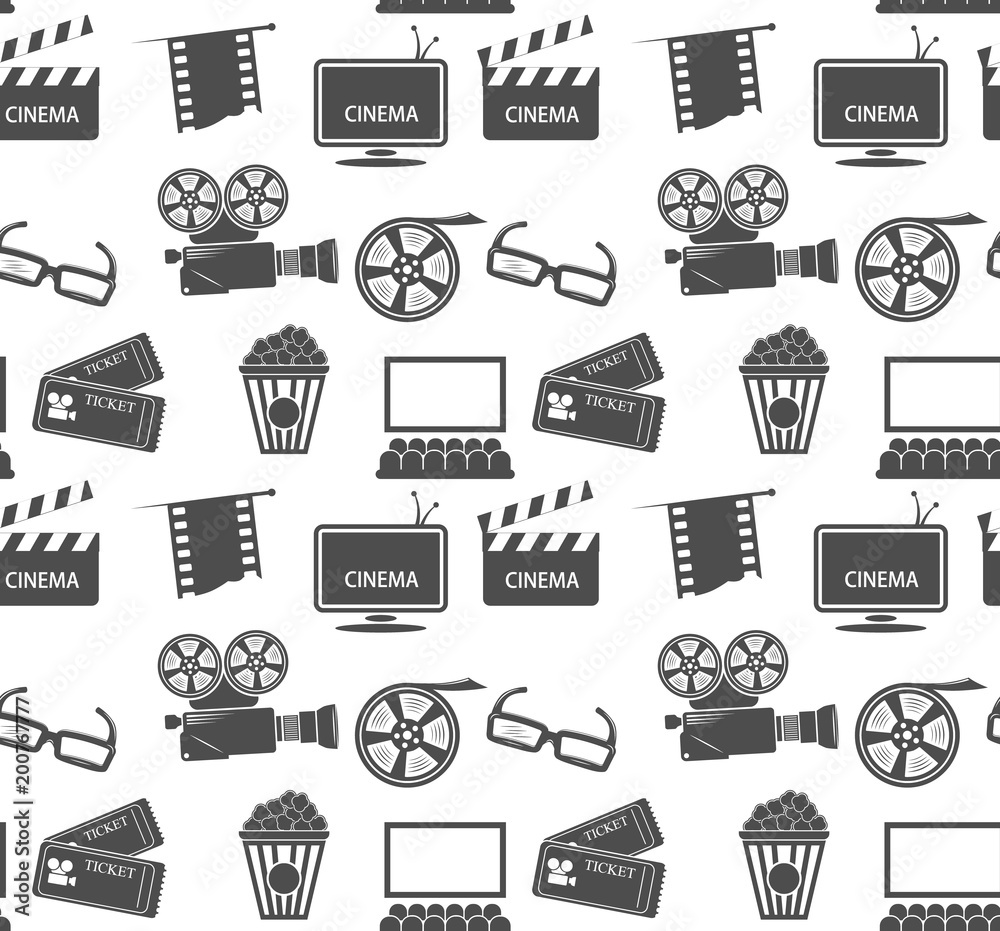 seamless pattern with cd elements - vector clipart seamless pattern with cd elements - vector clipart