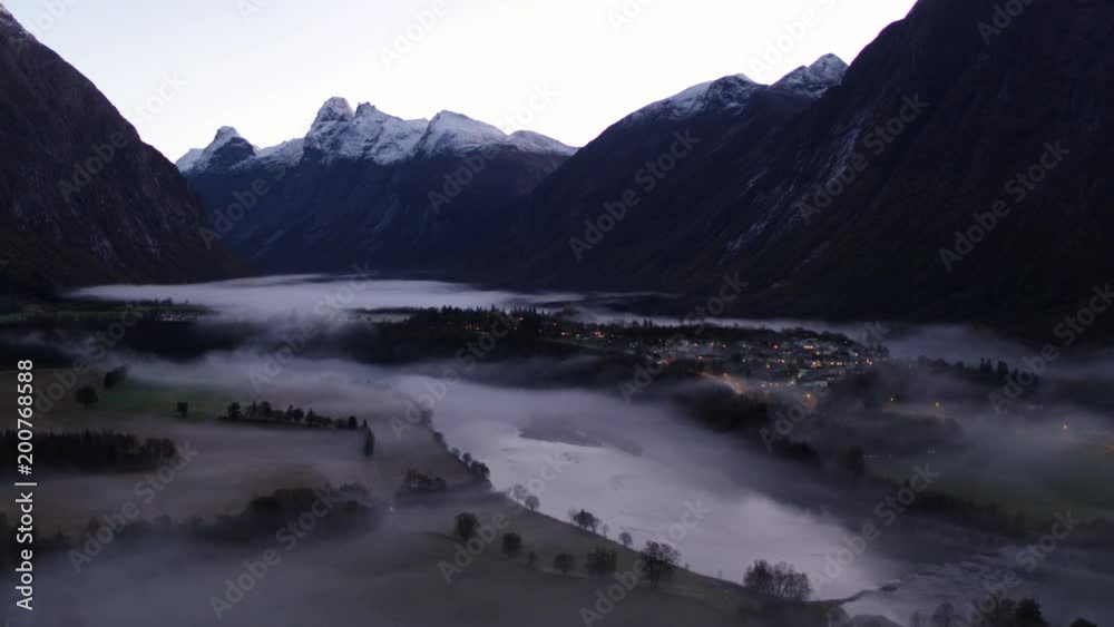 Mist and fog in Norway Mist and fog in Norway