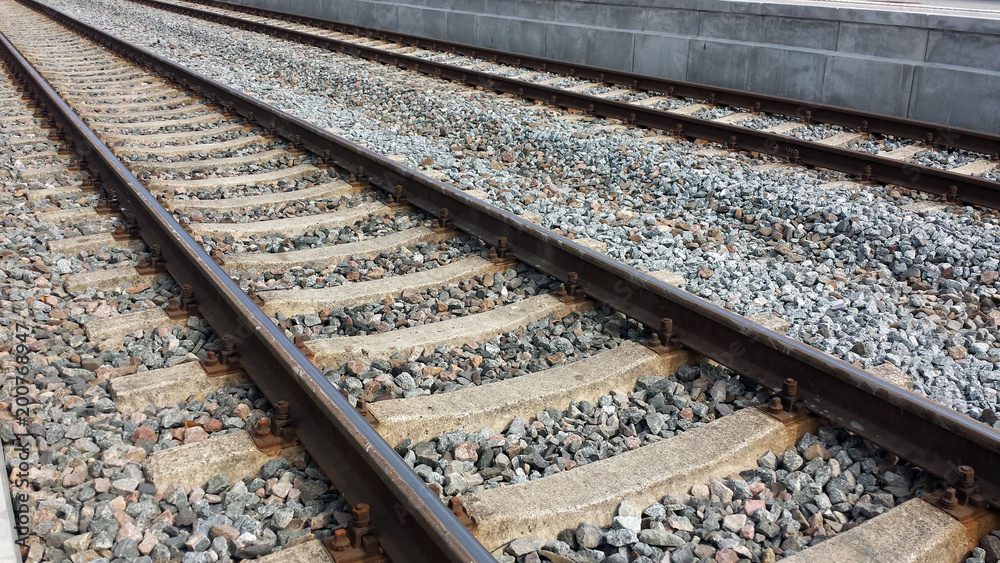 Railroad tracks Railroad tracks