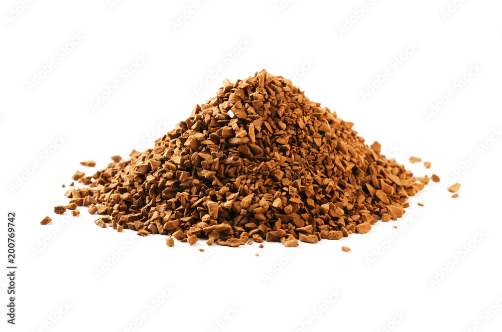 Heap of fine grinding coffee powder Heap of fine grinding coffee powder
