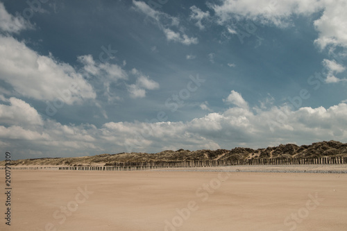 beach of Sangatte, hauts de France , France 
