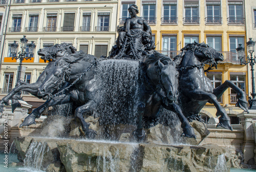 Fontaine Bartholdi, Lyon, France