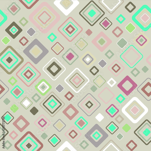 Vintage pattern - vector, style of the fifties