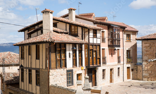 Between streets, in Poza de la Sal, Burgos, Spain