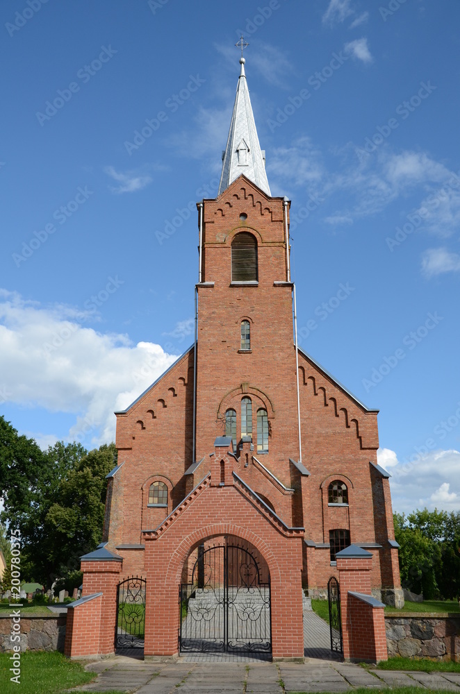 Holy Virgin Mary and St. Francis of Assisi Church in Perloja, Lithuania