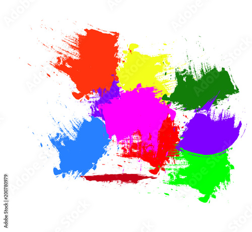 Farbflecken Bunt
