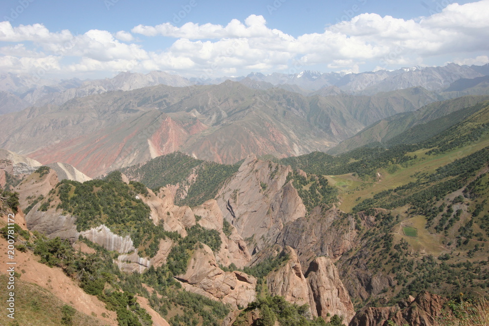 Kyrgyzstan mountains summer