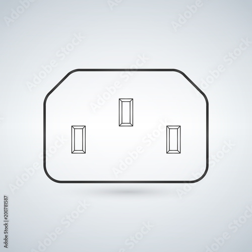 black grey electrical power...