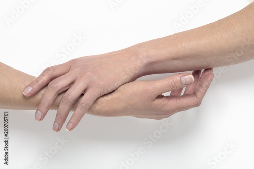 Femme  mains et ongles