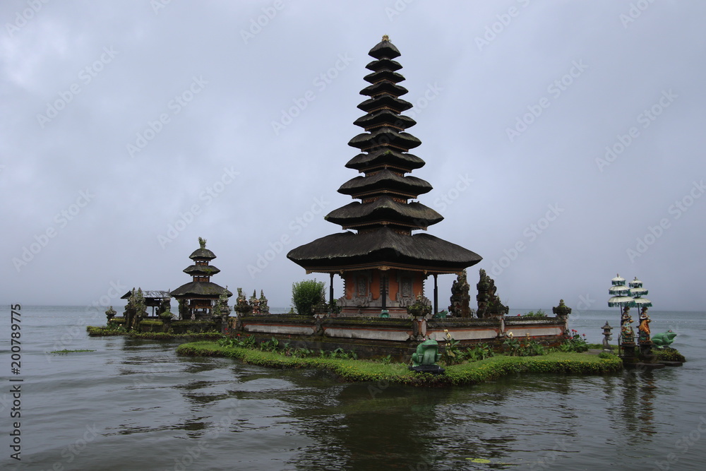 Bali temple Ulun Danu Beratan in Indonesia Bali temple Ulun Danu Beratan in Indonesia
