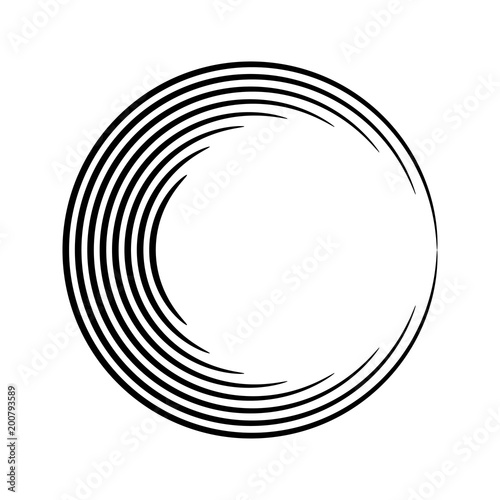 Abstract round shape