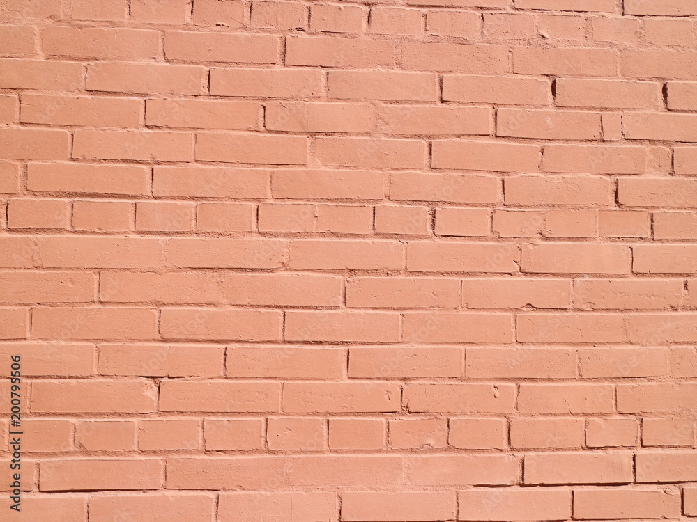 Obraz premium red brick wall close-up