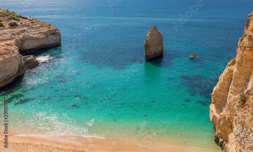 Obraz na płótnie Praia do Carvalho beach, Algarve Portugal