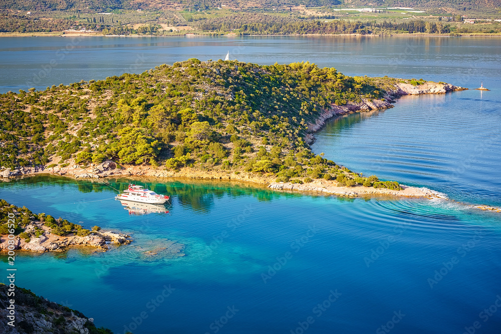 Small island in Aegean sea, Greece