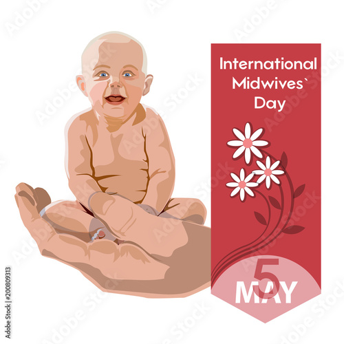International Midwives day - postcard, poster or banner