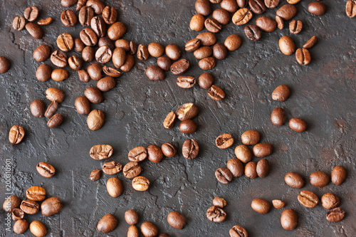 Natural background with coffee beans