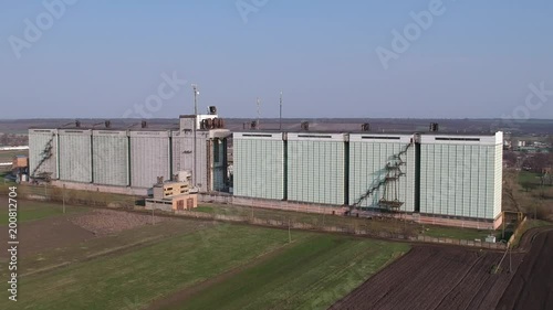 Wallpaper Mural Aerial view on industrial building in rural environment  Torontodigital.ca