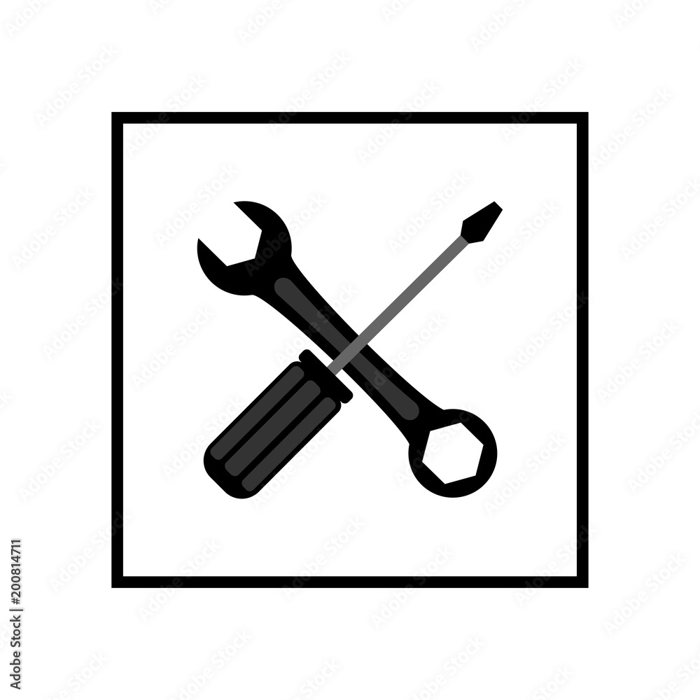 Screwdriver icon. Vector Illustration Screwdriver icon. Vector Illustration
