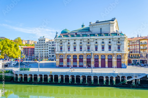 Arriaga theatre in the spanish city Bilbao photo