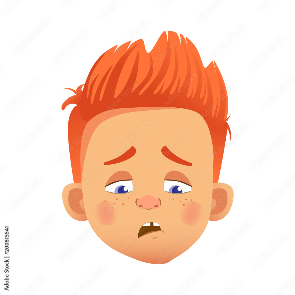 redhead boy character redhead boy character