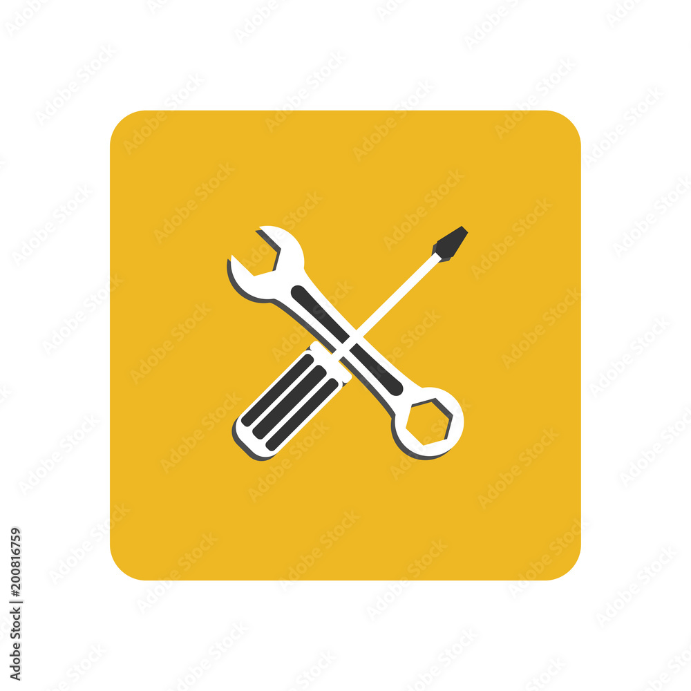 Screwdriver icon. Vector Illustration Screwdriver icon. Vector Illustration