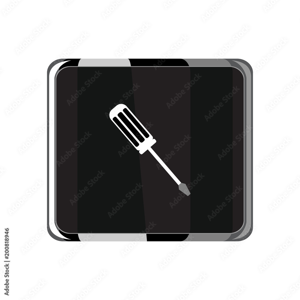 Screwdriver icon. Vector Illustration Screwdriver icon. Vector Illustration