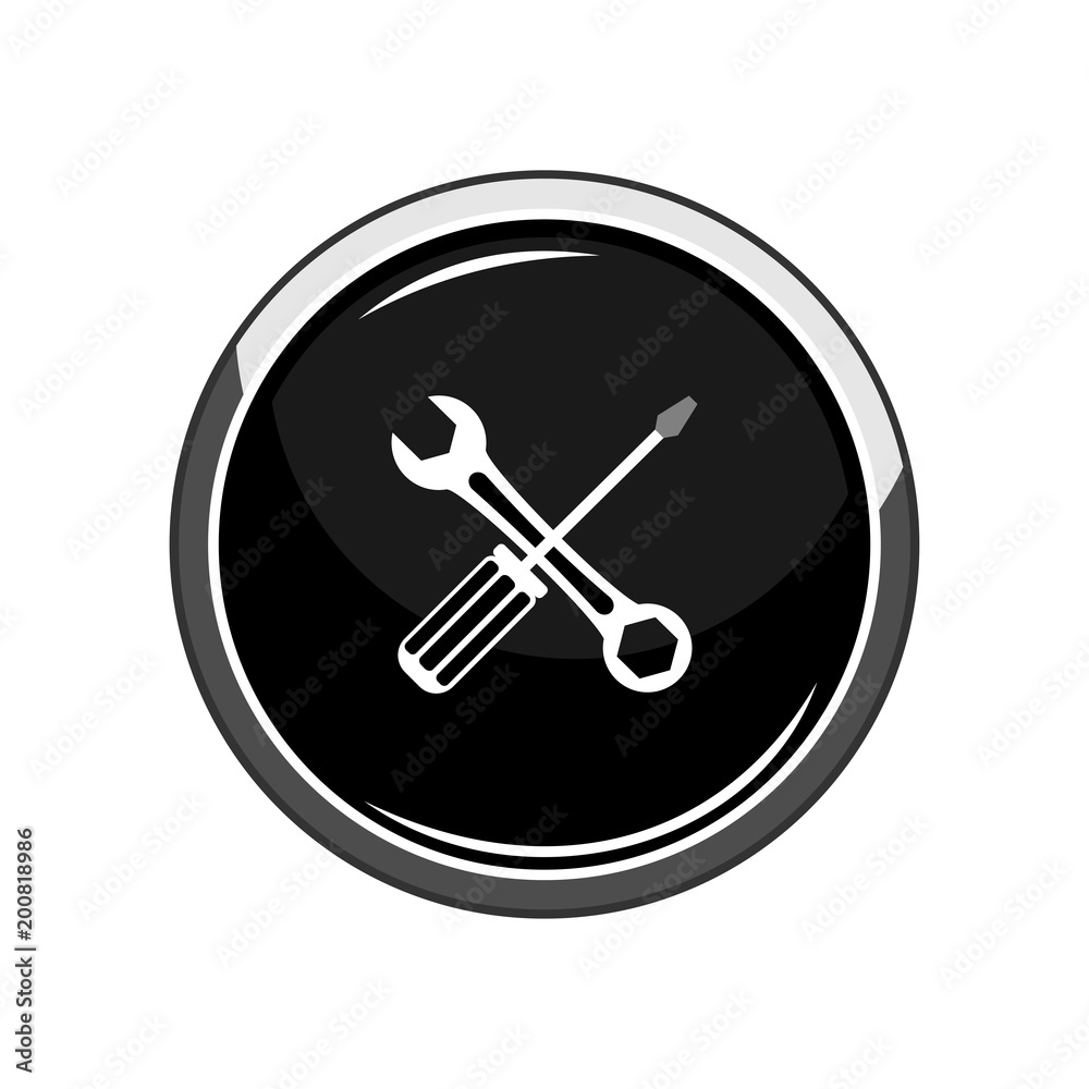 Screwdriver icon. Vector Illustration Screwdriver icon. Vector Illustration