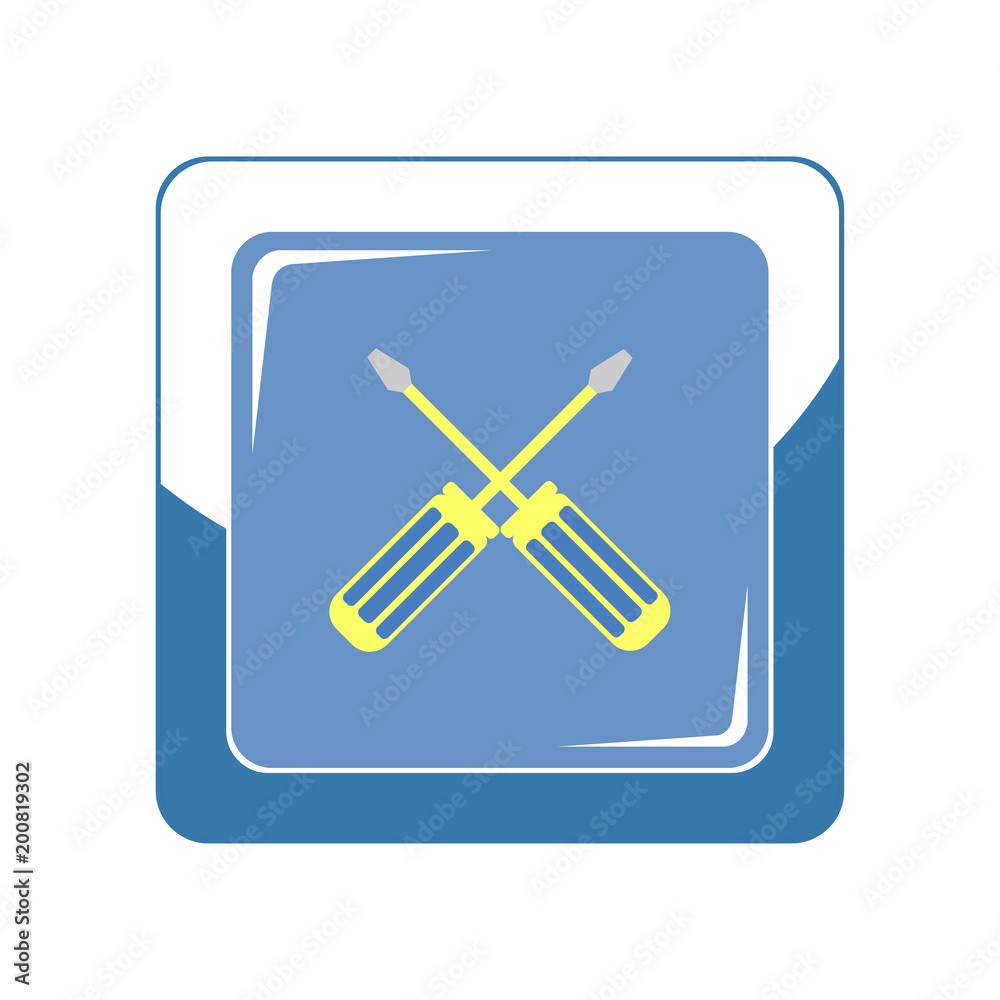 Screwdriver icon. Vector Illustration Screwdriver icon. Vector Illustration