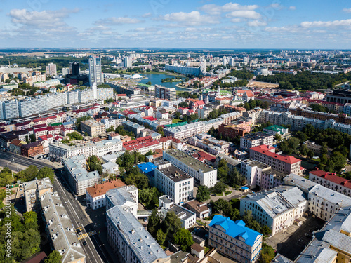 Aerial photo of Minsk Belarus © Uladzik Kryhin