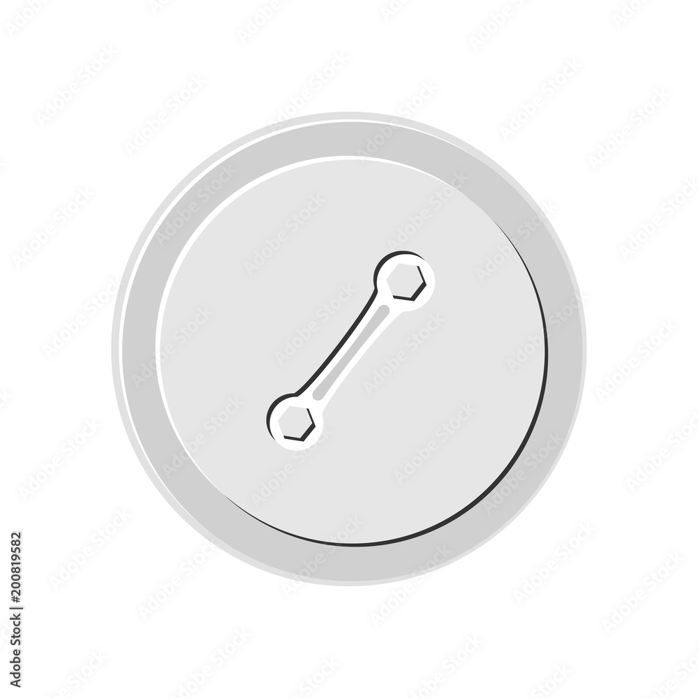 Wrench icon. Vector Illustration Wrench icon. Vector Illustration