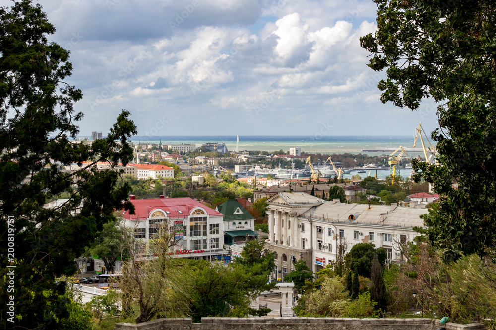 View of Sevastopol from Malakhov Kurgan, Crimea