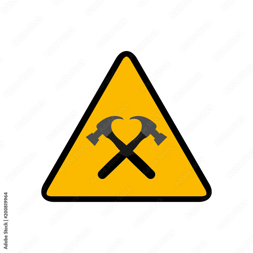 Hammer icon. Vector Illustration Hammer icon. Vector Illustration